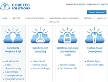 Tablet Screenshot of coretec.com.au