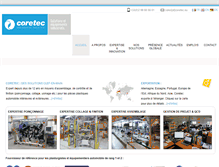 Tablet Screenshot of coretec.eu