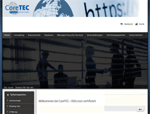 Tablet Screenshot of coretec.at
